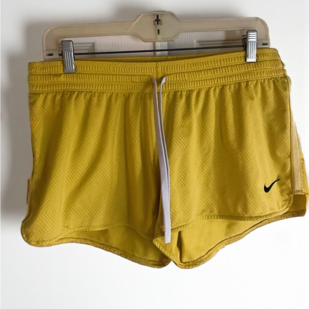 Nike Women's Vibrant Yellow Athletic Shorts